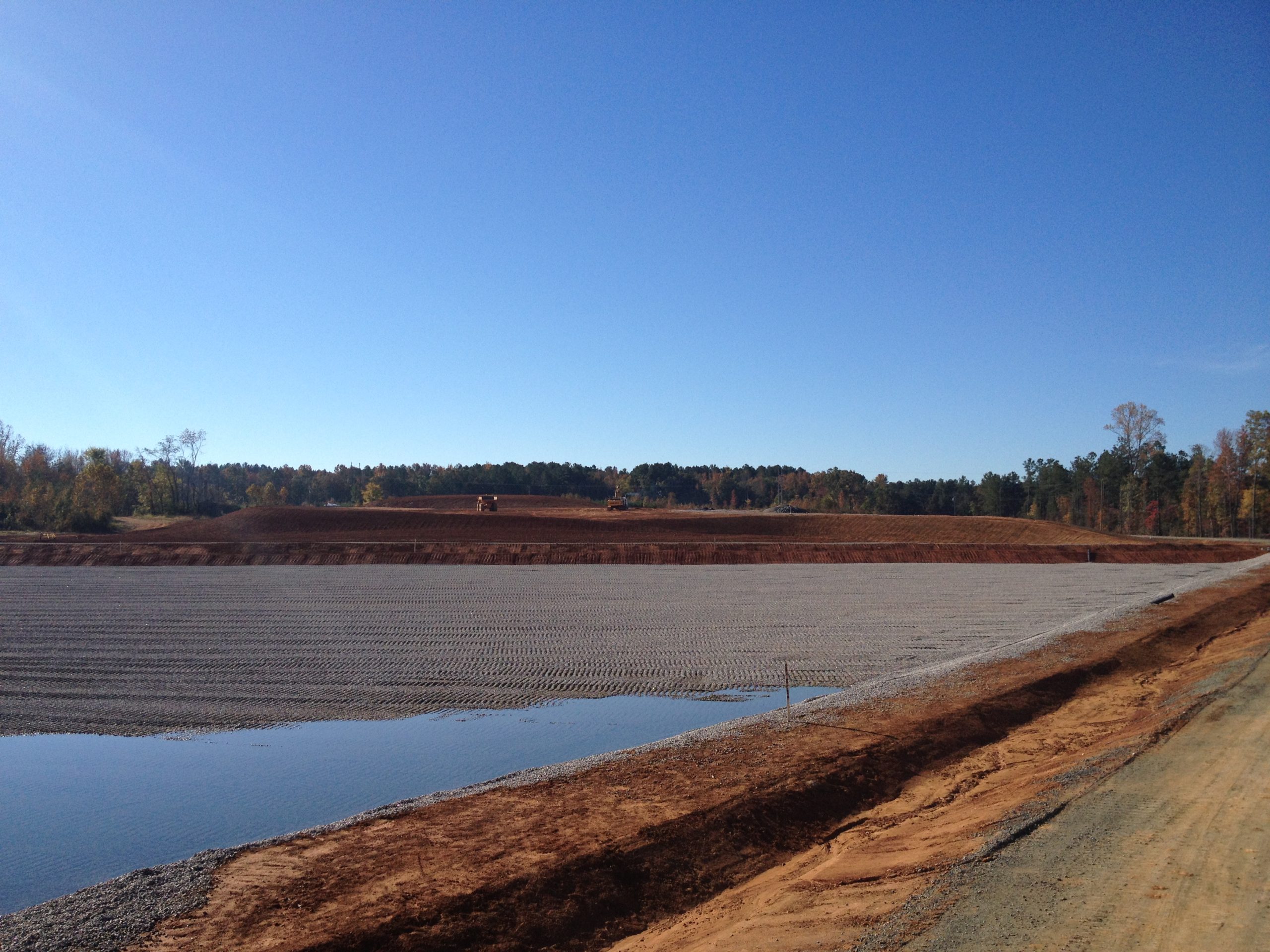 Granville County, NC Landfill Cell Construction Erosion Control