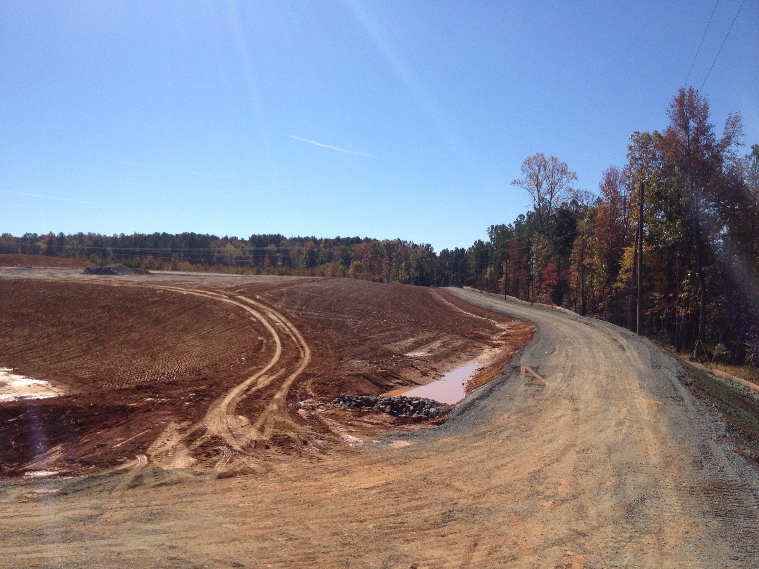 Granville County, NC Landfill Cell Construction Erosion Control